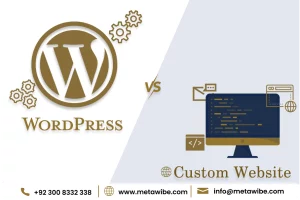 wordpress vs custom sites
